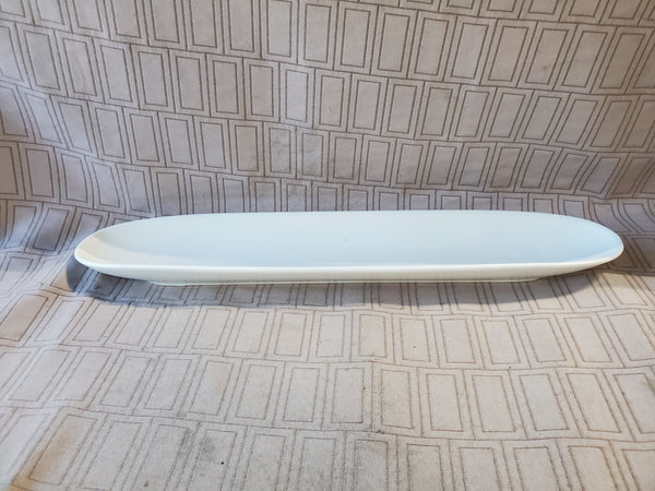 Mayfair & Jackson White Ceramic Olive Boat