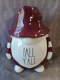 Rae Dunn "Fall Y'all" Gnome Cookie Jar