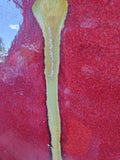 Red and Yellow Ceramic Vase