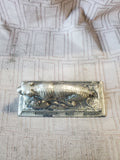 Kelley Island Lime & Transport Company Tiger Brand Metal Paperweight
