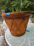 Jumbo Faux Terracotta Lattice Planter