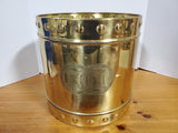 Large Brass Cache Pot