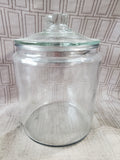 Clear Glass Cookie Jar