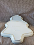 Le Creuset Pearl Christmas Tree Cookie Platter