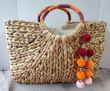 A New Day Woven Straw Tote Bag