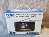 Naxa Portable 7" TV & Digital Multimedia Player POWERS ON/NO FURTHER TESTING
