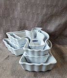 Lot of 4 Chantal Ceramic Bird Baking Dishes