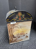 Hand Painted Galvanized Metal Box