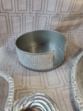 Metal and Rhinestone Vanity Decor Lot