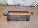 Galvanized Gardening Tray w/Wood Handle