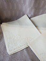 Set of 7 Cream Napkins
