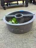 Pair of Resin Umbrella Pole Planters