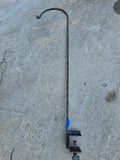 48" Wrought Iron Deck Rail Shepherds Hook Plant Hanger