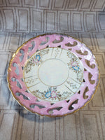 Pink Lusterware Teacup and Saucer Set