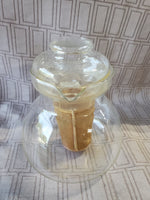 Clear Glass Teapot with Swiss Gold Steeper