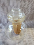Clear Glass Teapot with Swiss Gold Steeper