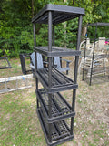 Black Plastic Garage Shelving Unit (E)