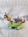 Primitive Wooden Horse Pull Toy