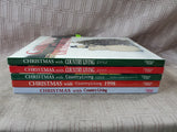 Lot of 5 Christmas with Country Living Books