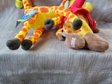Pair of Giraffe Plush Dolls