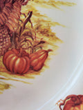 Set of 4 Cracker Barrel "Thanksgiving Traditions" Salad Plates
