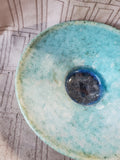 Blue Glazed Pottery Trinket Dish