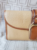 Dooney & Bourke Light and Dark Brown Leather Continental Wallet