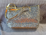 Nine West Sequined Shoulder Bag with Wristlet