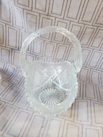 Clear Glass Basket