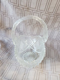 Clear Glass Basket