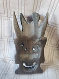 Small Asian Inspired Wooden Face Mask