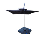 Abba Patio Offset Umbrella,  8.5' x 11'.5'