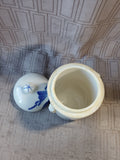 Asian Inspired Blue and White Tea Caddy