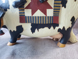 Williraye Studios "Let's Join the Parade!" Americana Cow Figurine AS IS—READ DESCRIPTION CAREFULLY**