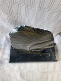Carved Onyx Obsidian Mayan Statue