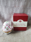 Hand Painted Porcelain Egg Box