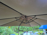 Abba Patio Offset Umbrella,  8.5' x 11'.5'