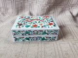 Asian Inspired Ceramic Trinket Box