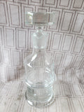 Clear Glass Whiskey Decanter
