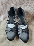 Pair of Women's Black Dance Heels (B)—Women's Size 8.5