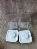 Pair of OXO Plastic Pop Lock Containers