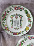 Lot of 5 Gourmet Days of the Week Dinner Plates