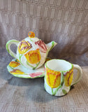3 Piece Jay Willfred Andrea by Sadek Floral Dish Set