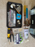 16" Ace Plastic Tool Box w/Some Tools