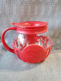 Glass and Plastic Microwave Popcorn Popper