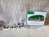 Department 56 Dickens' Village "Meeting the Family at the Railroad Station" 4 Piece Figurine Set