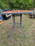 Bar Height Outdoor Metal Table - Project Piece