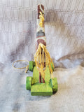 Primitive Wooden Horse Pull Toy