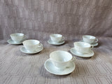 12 Piece Demitasse and Saucer Set