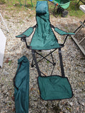 Folding Lounge Chair w/Pop-Up Foot Rest